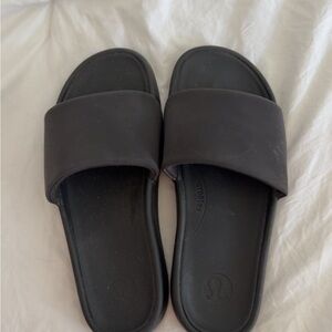 Lululemon Black Casual Slides